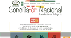 Desktop Screenshot of camarasantarosa.org